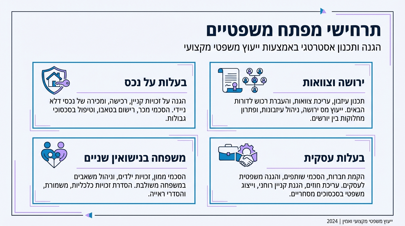 מצבים מומלצים לעריכת הסכם ממון